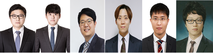 기호1번 송명제-조중현 후보·기호2번 정환보-남성현 후보·기호3번 유호준-오정욱 후보(왼쪽부터)