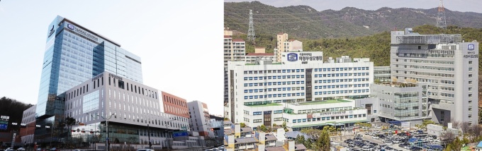좌:은평성모병원 우:의정부성모병원